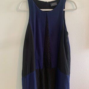 ASTR Nordstrom's Women's Colorblock Lace Inset Mini Dress